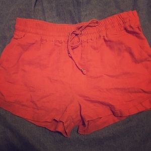 High waisted Drawstring soft Shorts